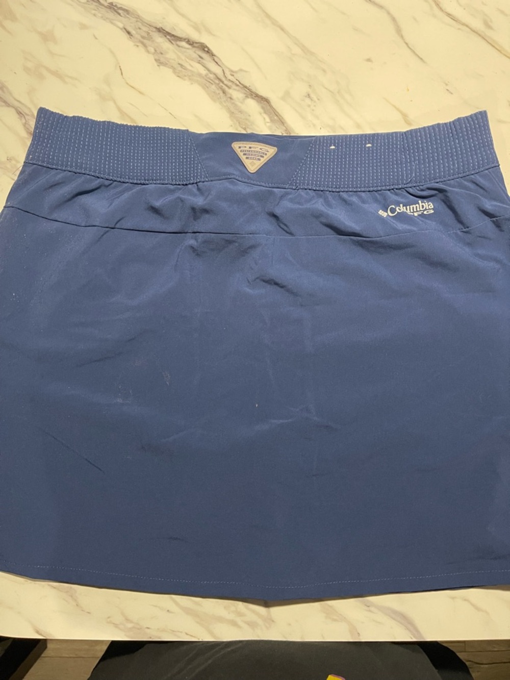 Women’s Blue Performance Mini Skirt - Picture 2 of 7